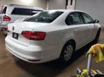 2015 Volkswagen Jetta Base White vin: 3VW2K7AJ6FM328075