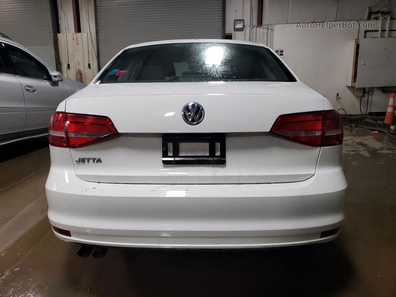 2015 Volkswagen Jetta Base White vin: 3VW2K7AJ6FM328075