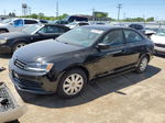 2015 Volkswagen Jetta Base Black vin: 3VW2K7AJ6FM423283