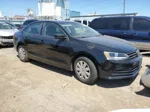 2015 Volkswagen Jetta Base Black vin: 3VW2K7AJ6FM423283