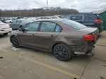 2012 Volkswagen Jetta Base Brown vin: 3VW2K7AJ7CM324855