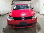 2012 Volkswagen Jetta Base Red vin: 3VW2K7AJ7CM356558