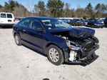 2012 Volkswagen Jetta Base Blue vin: 3VW2K7AJ7CM403202