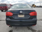 2013 Volkswagen Jetta Base Black vin: 3VW2K7AJ7DM266750