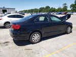 2013 Volkswagen Jetta Base Black vin: 3VW2K7AJ7DM355511