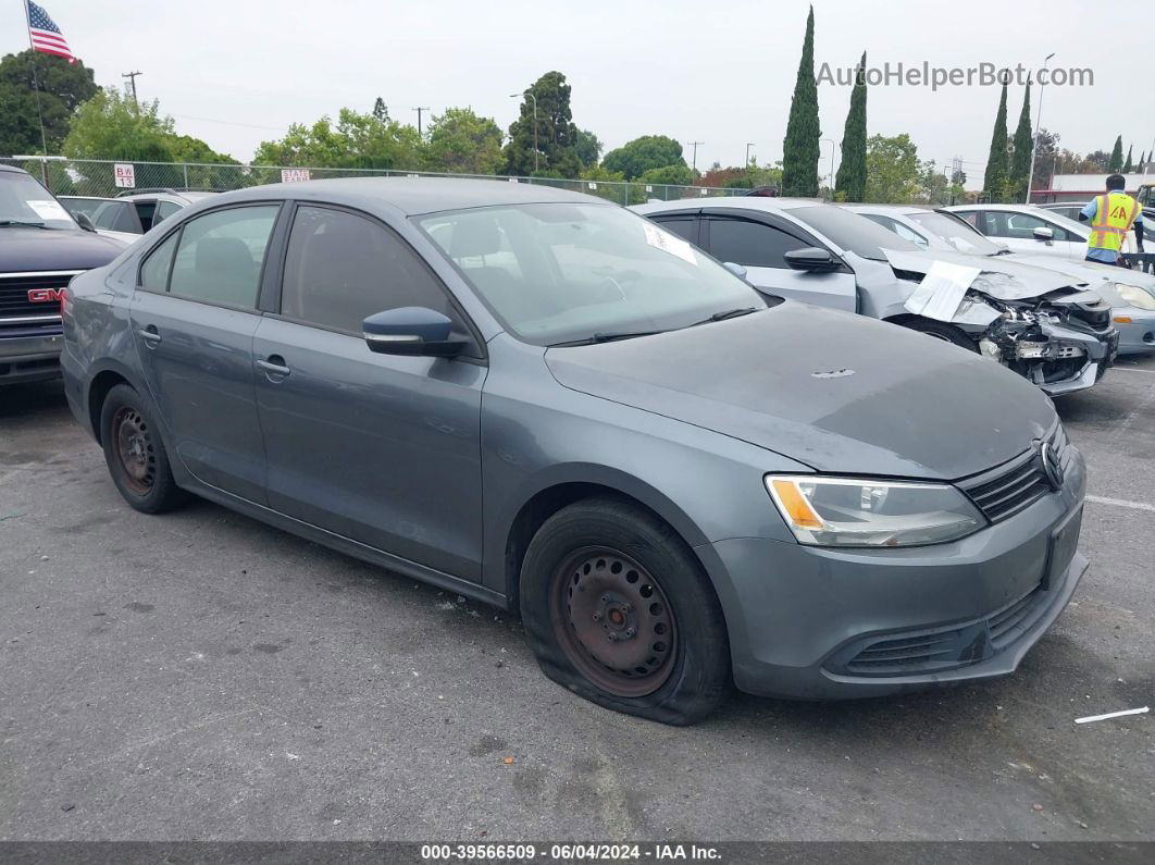 2013 Volkswagen Jetta 2.0l S Gray vin: 3VW2K7AJ7DM392090