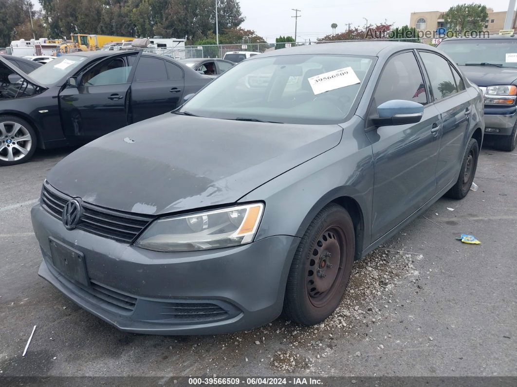 2013 Volkswagen Jetta 2.0l S Gray vin: 3VW2K7AJ7DM392090