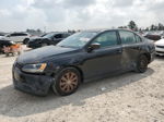 2013 Volkswagen Jetta Base Black vin: 3VW2K7AJ7DM405162