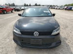 2013 Volkswagen Jetta Base Black vin: 3VW2K7AJ7DM405162