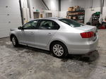 2014 Volkswagen Jetta Base Silver vin: 3VW2K7AJ7EM256026