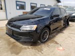 2014 Volkswagen Jetta Base Black vin: 3VW2K7AJ7EM398800