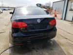 2014 Volkswagen Jetta Base Черный vin: 3VW2K7AJ7EM398800