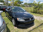 2014 Volkswagen Jetta Base Черный vin: 3VW2K7AJ7EM432931