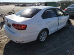 2015 Volkswagen Jetta Base White vin: 3VW2K7AJ7FM223657