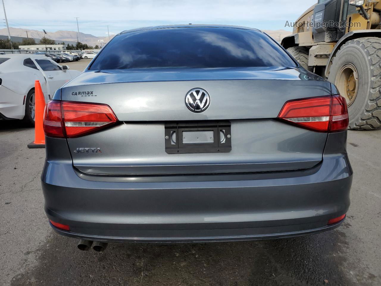 2015 Volkswagen Jetta Base Gray vin: 3VW2K7AJ7FM250888