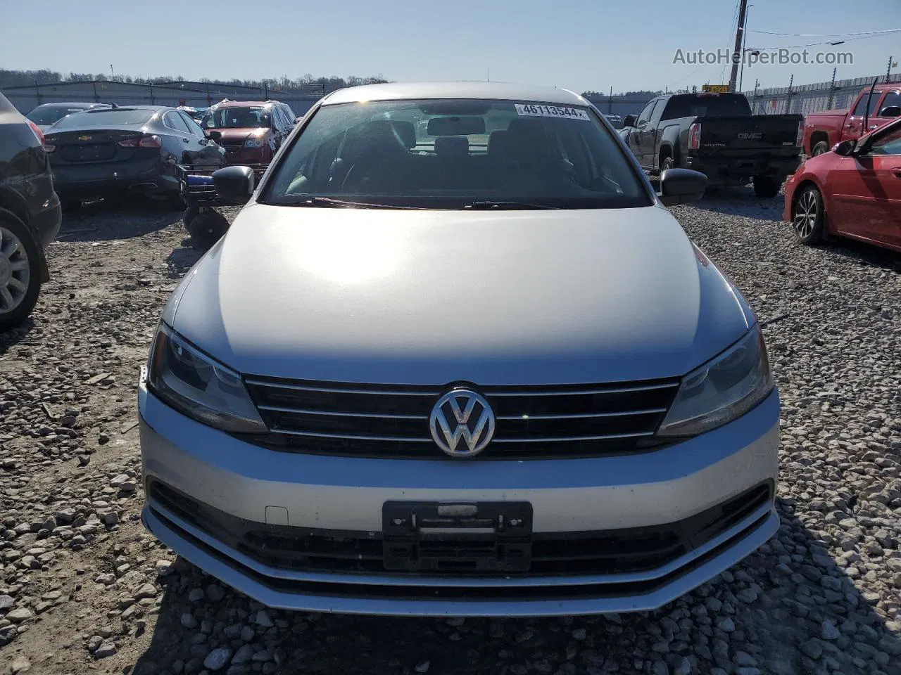 2015 Volkswagen Jetta Base Серебряный vin: 3VW2K7AJ7FM268467