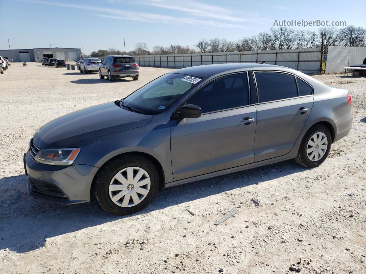 2015 Volkswagen Jetta Base Charcoal vin: 3VW2K7AJ7FM279906