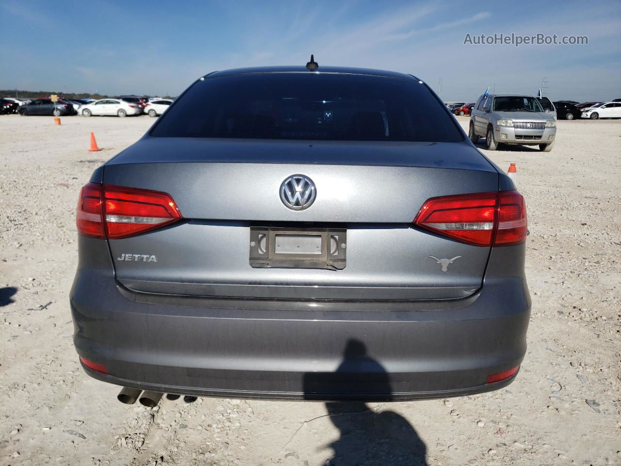 2015 Volkswagen Jetta Base Угольный vin: 3VW2K7AJ7FM279906