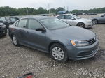 2015 Volkswagen Jetta Base Gray vin: 3VW2K7AJ7FM331566