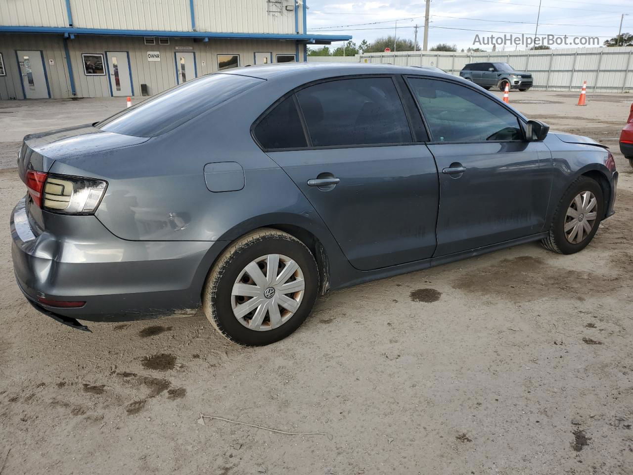 2015 Volkswagen Jetta Base Gray vin: 3VW2K7AJ7FM412096