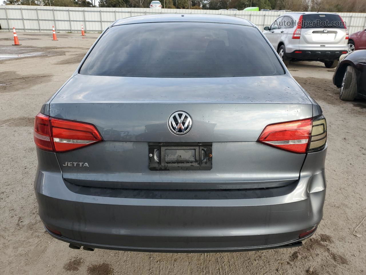 2015 Volkswagen Jetta Base Серый vin: 3VW2K7AJ7FM412096