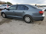 2015 Volkswagen Jetta Base Gray vin: 3VW2K7AJ7FM412096