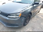 2011 Volkswagen Jetta 2.0l S Gray vin: 3VW2K7AJ8BM058602