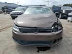 2011 Volkswagen Jetta Base Brown vin: 3VW2K7AJ8BM075058