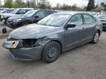 2012 Volkswagen Jetta Base Gray vin: 3VW2K7AJ8CM062747