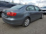 2012 Volkswagen Jetta Base Gray vin: 3VW2K7AJ8CM062747