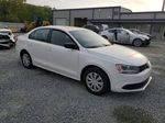 2012 Volkswagen Jetta Base White vin: 3VW2K7AJ8CM408599