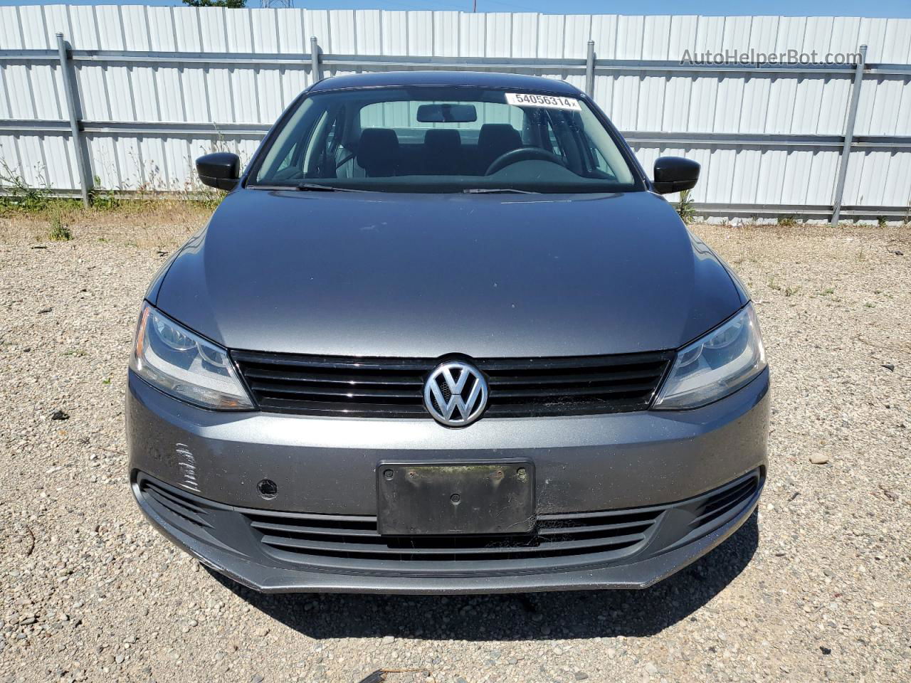 2012 Volkswagen Jetta Base Gray vin: 3VW2K7AJ8CM422664