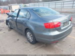 2013 Volkswagen Jetta 2.0l S Gray vin: 3VW2K7AJ8DM218822