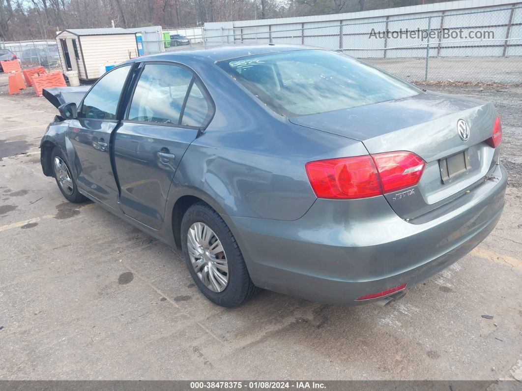 2013 Volkswagen Jetta 2.0l S Серый vin: 3VW2K7AJ8DM218822