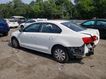 2013 Volkswagen Jetta Base White vin: 3VW2K7AJ8DM259127