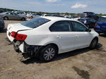 2013 Volkswagen Jetta Base White vin: 3VW2K7AJ8DM259127