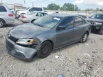 2013 Volkswagen Jetta Base Charcoal vin: 3VW2K7AJ8DM304082