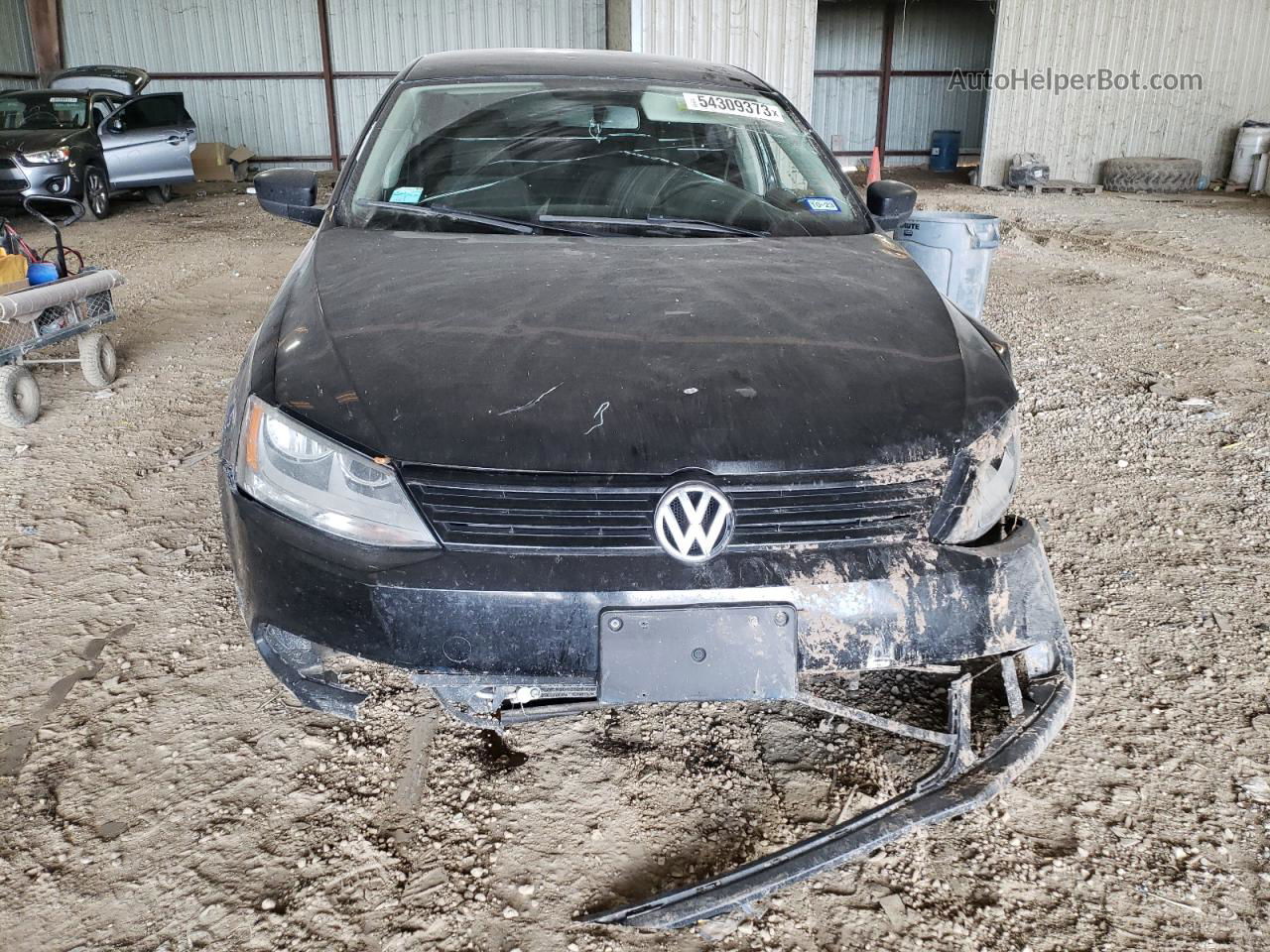 2013 Volkswagen Jetta Base Черный vin: 3VW2K7AJ8DM399775