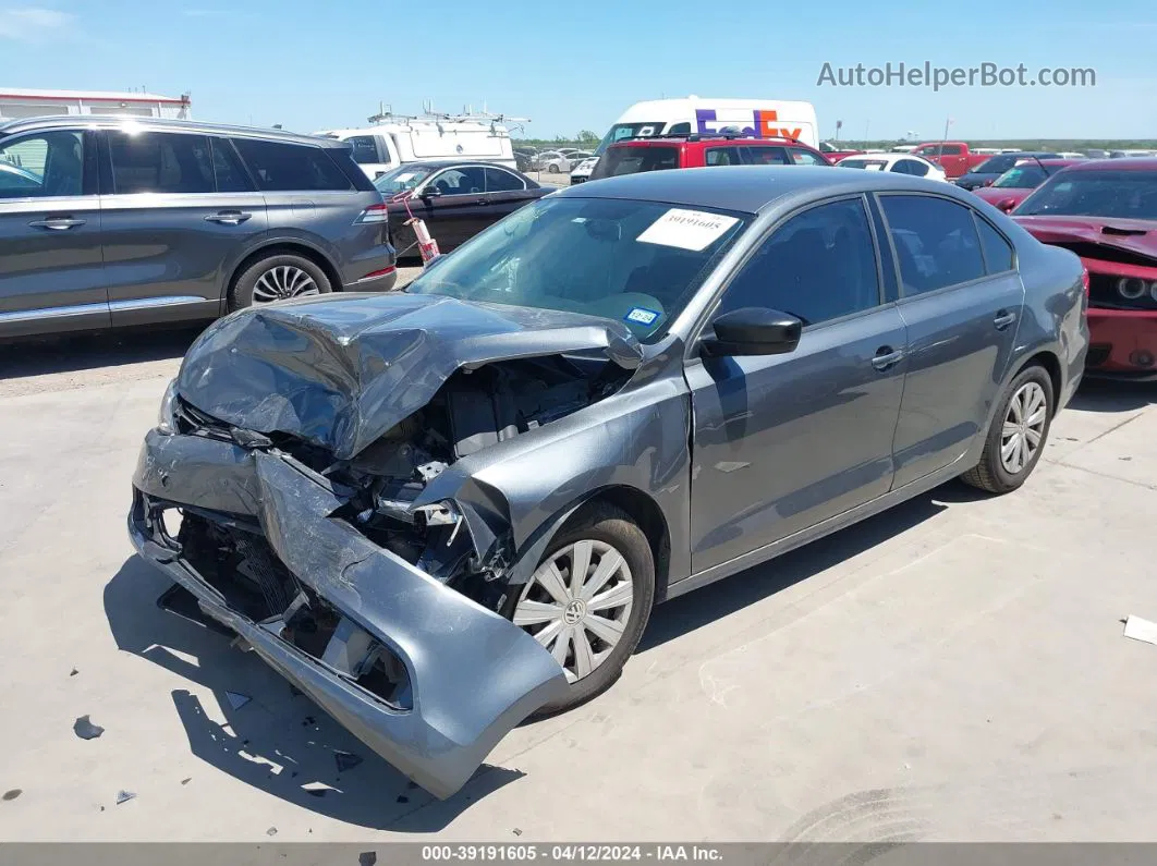 2014 Volkswagen Jetta 2.0l S Silver vin: 3VW2K7AJ8EM243110