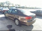 2014 Volkswagen Jetta Sedan S Brown vin: 3VW2K7AJ8EM249165