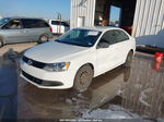 2014 Volkswagen Jetta 2.0l S White vin: 3VW2K7AJ8EM275491