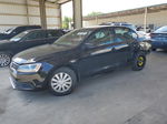 2014 Volkswagen Jetta Base Black vin: 3VW2K7AJ8EM351937