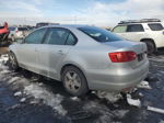 2014 Volkswagen Jetta Base Серебряный vin: 3VW2K7AJ8EM360718