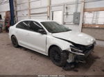 2014 Volkswagen Jetta 2.0l S White vin: 3VW2K7AJ8EM430864