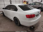 2014 Volkswagen Jetta 2.0l S White vin: 3VW2K7AJ8EM430864