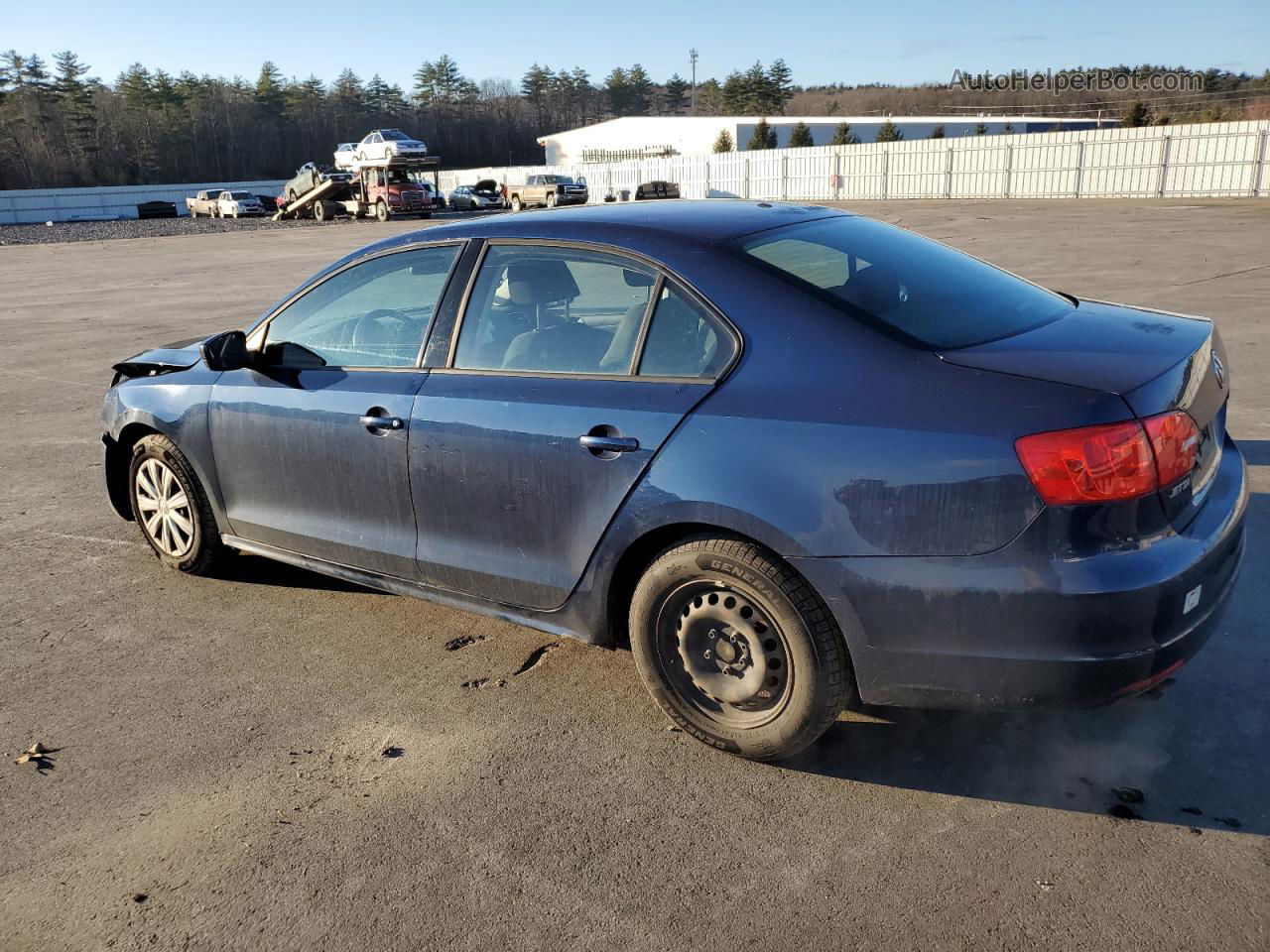 2014 Volkswagen Jetta Base Black vin: 3VW2K7AJ8EM435563