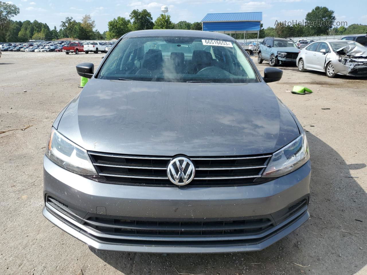 2015 Volkswagen Jetta Base Gray vin: 3VW2K7AJ8FM222971