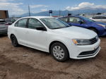 2015 Volkswagen Jetta Base Белый vin: 3VW2K7AJ8FM296262