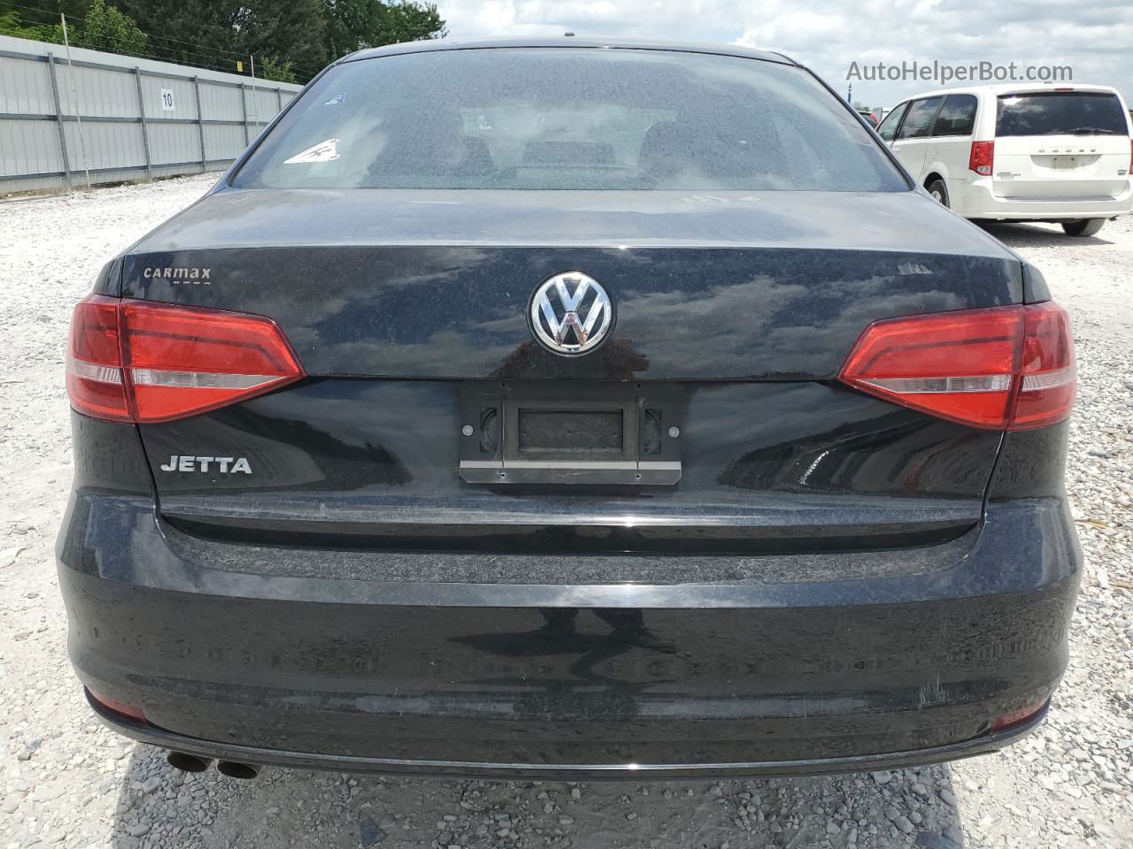 2015 Volkswagen Jetta Base Black vin: 3VW2K7AJ8FM349784