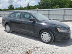 2015 Volkswagen Jetta Base Черный vin: 3VW2K7AJ8FM349784